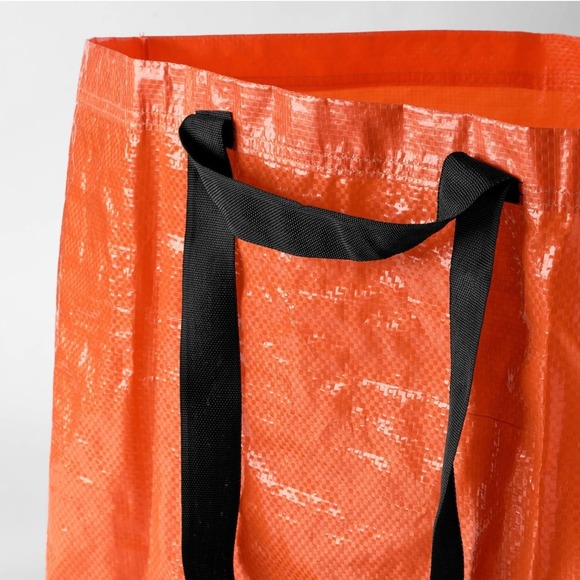 IKEA - KUSTFYR Set of Two Fall Autumn Halloween Orange Bat Shopping Tote… - Picture 4 of 10